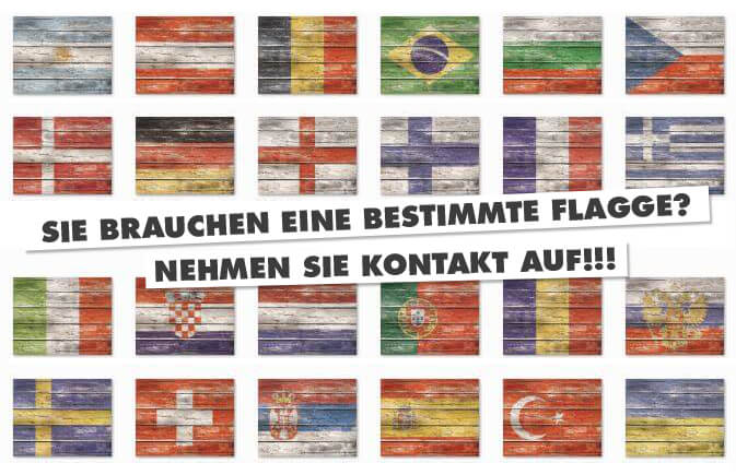 National Flaggen als FOTOBODEN Tischauflage