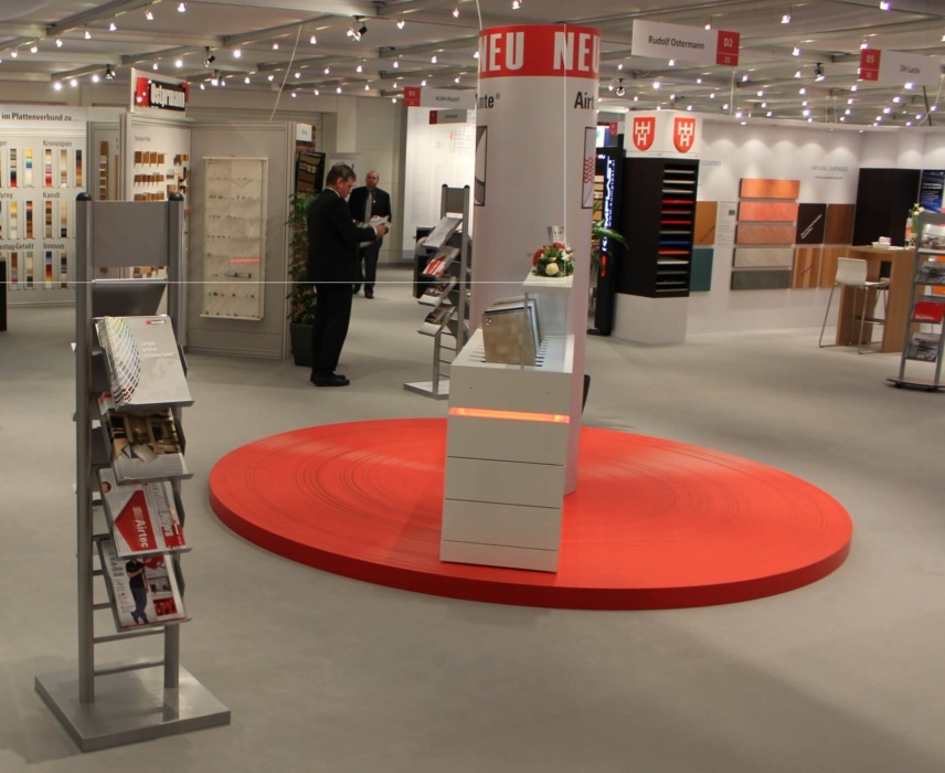 PVC bedrucken Podest