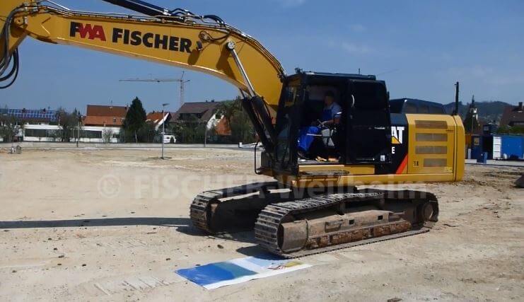 Bagger Fotoboden