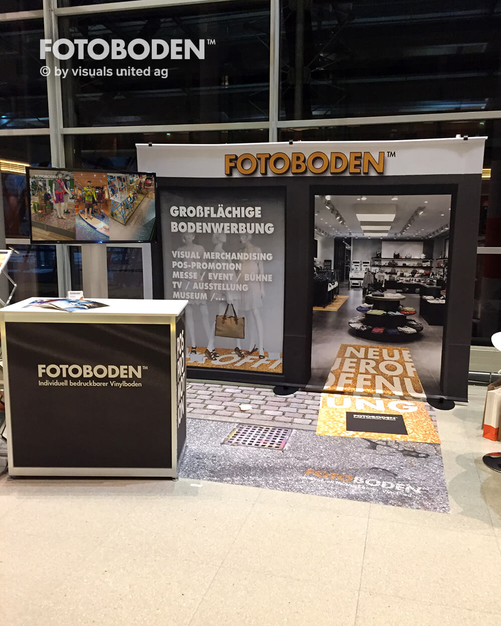 Marketingtag FOTOBODEN™ Messeboden Tradeshow