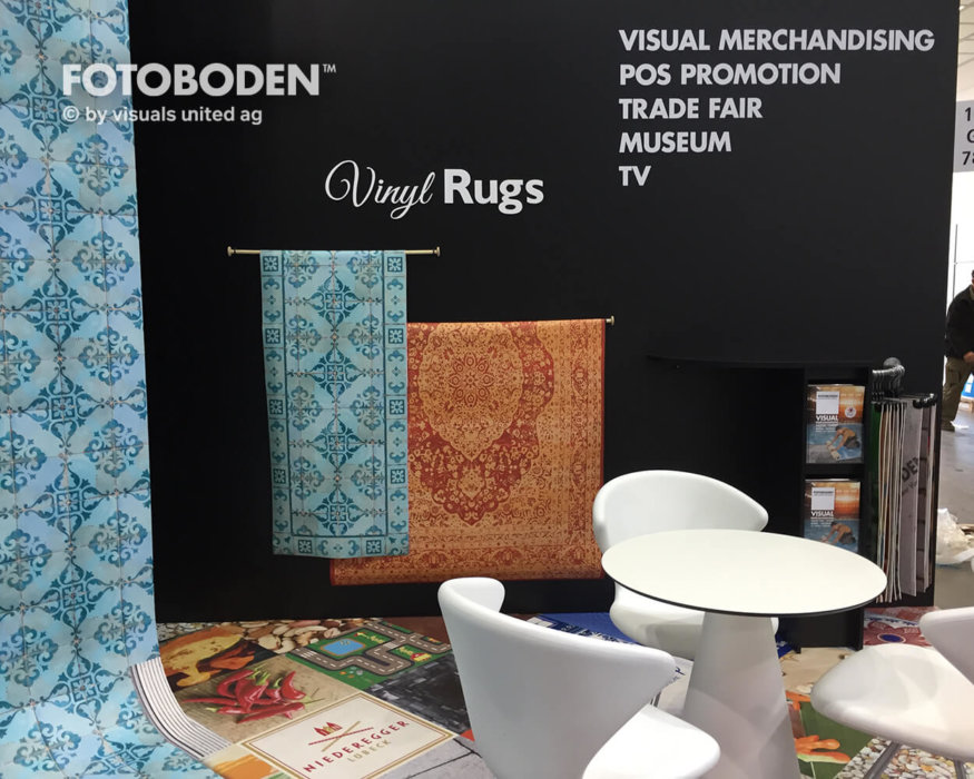 Messeboden Teppich Bedrucken PVC Vinyl