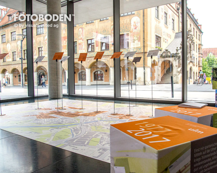Ausstellung Designbelag PVC Belag Vinylboden