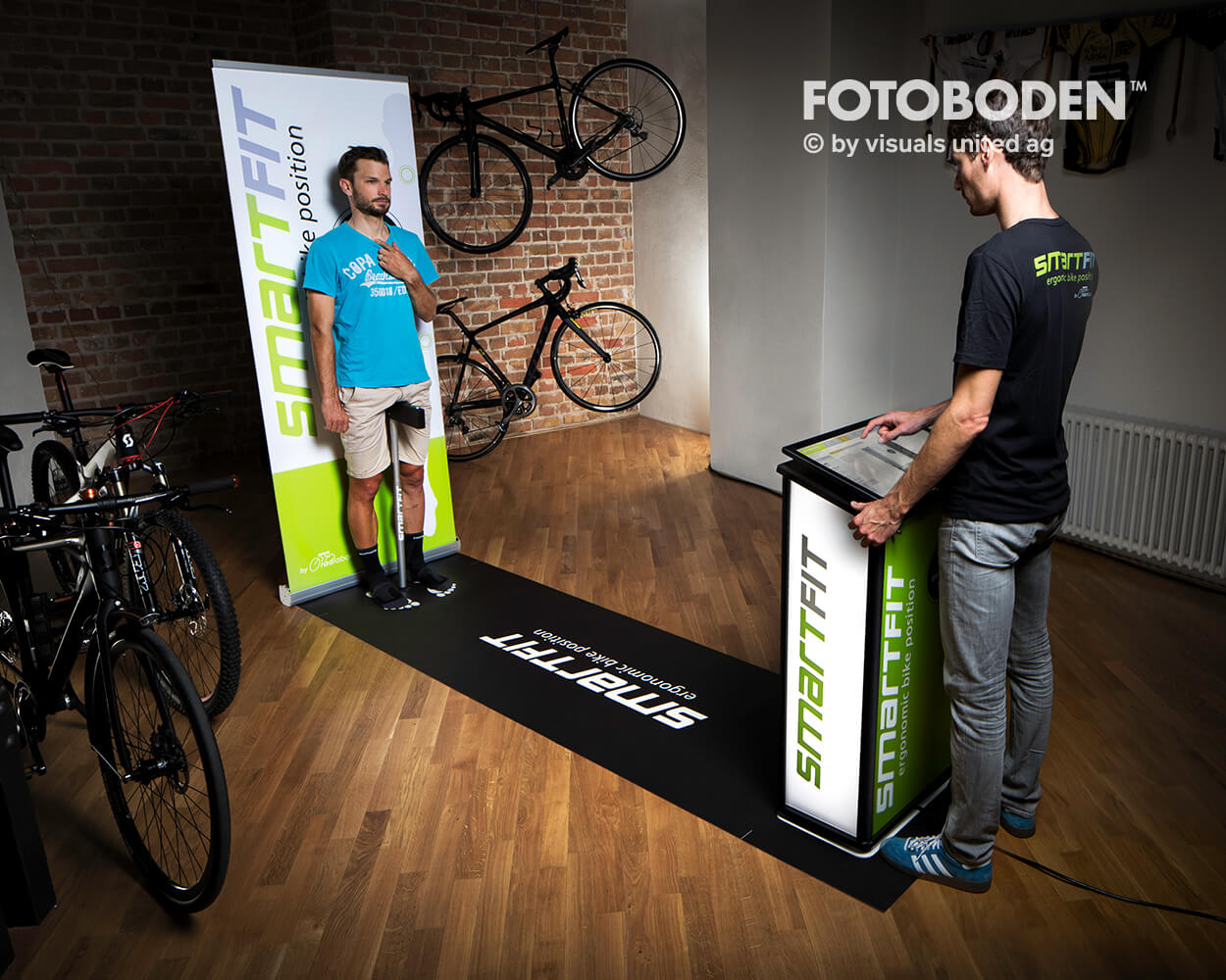 Ladengestaltung Vinylboden Shopdesign