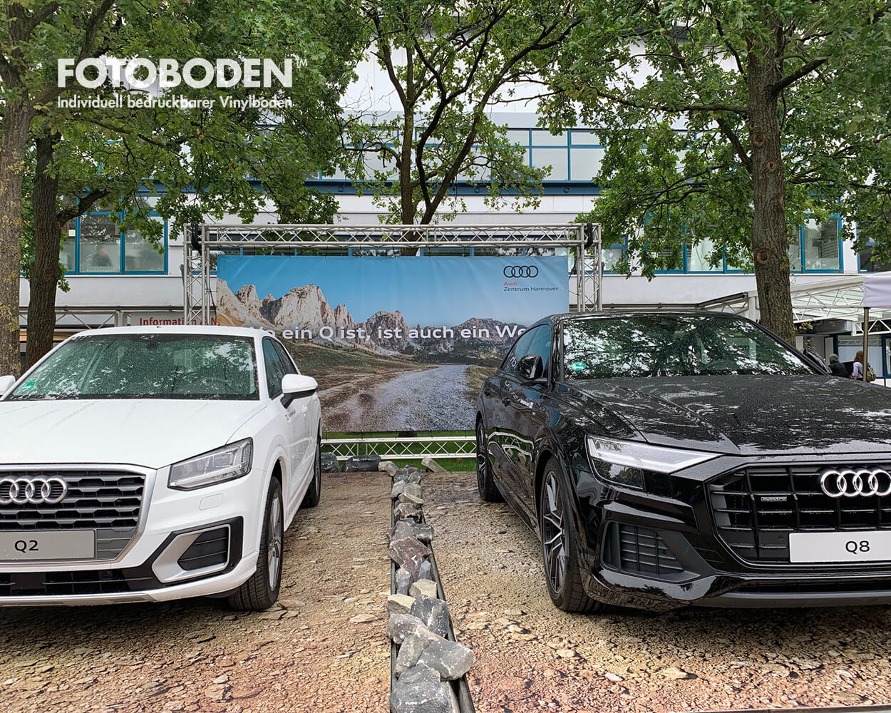 Auto Promotion Boden Indoor Ausstellungsdesign