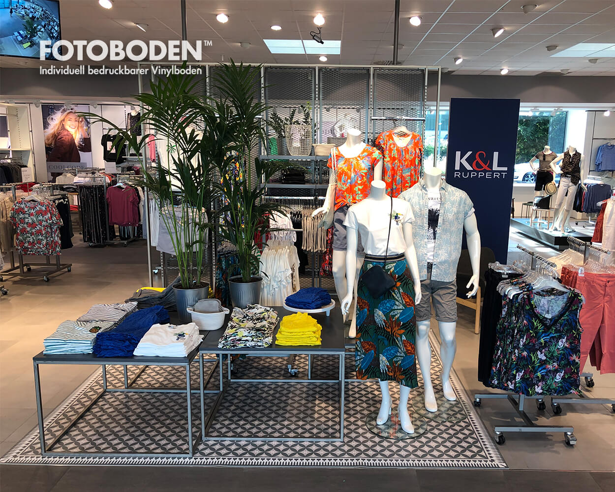 Ladenausstattung POS Bodenbelag Vinyl