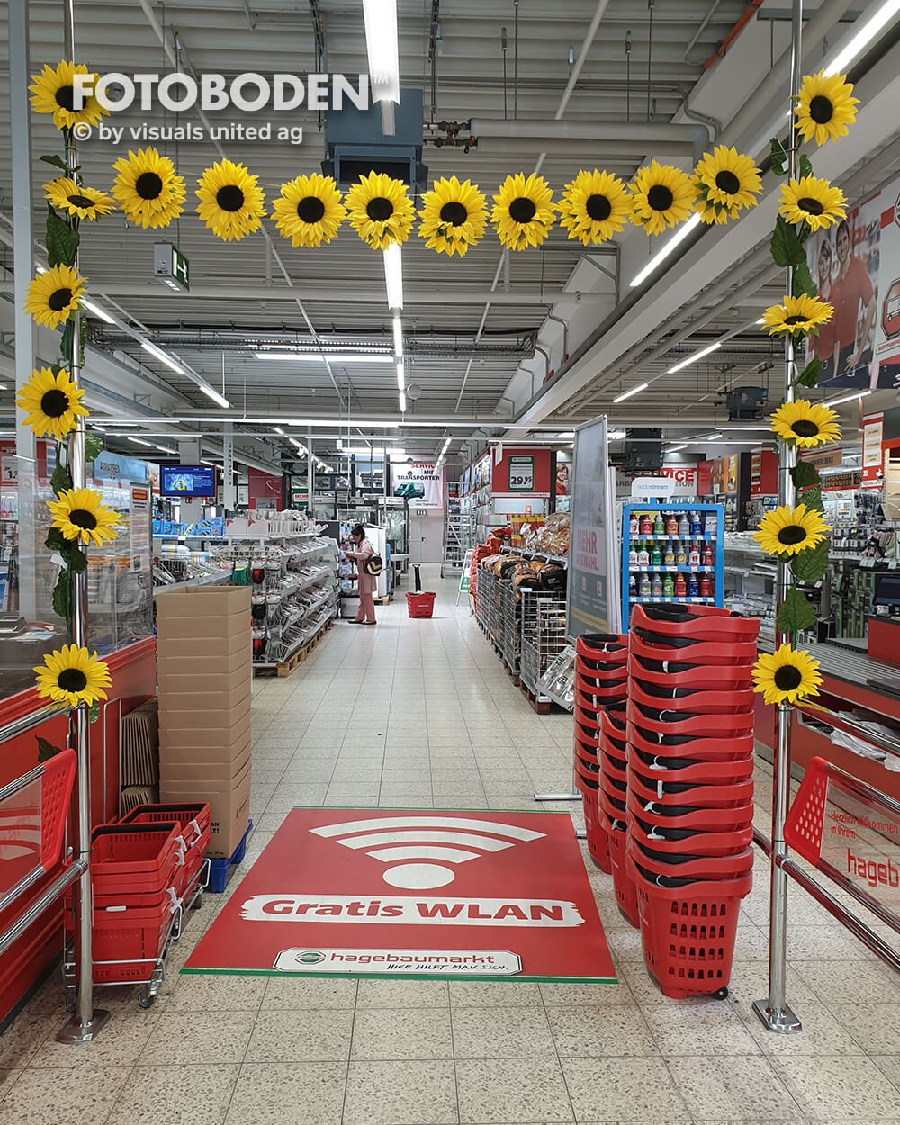 Wlan Werbematte Baumarkt